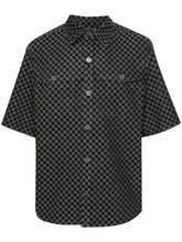 monogram jacquard cotton shirt